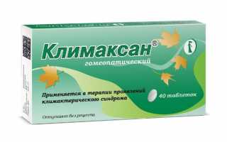 Состав и инструкция по применению препарата Климаксан
