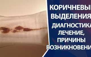 Причины появления черных выделений перед менструацией и после
